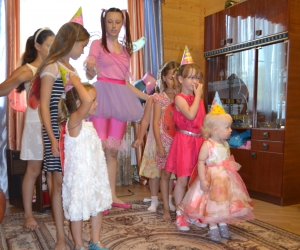 Детский праздник в поселке Слобода осень 2014